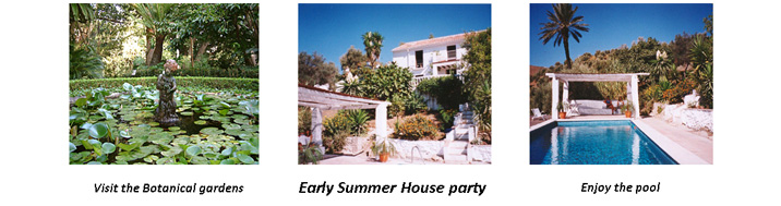 Early Summer House party at the Finca 8th – 15th June 2013